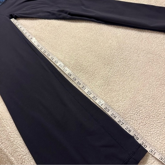 Lululemon Blue Groove Yoga Pants Wide Leg Flare High Rise Leggings - Picture 10 of 13